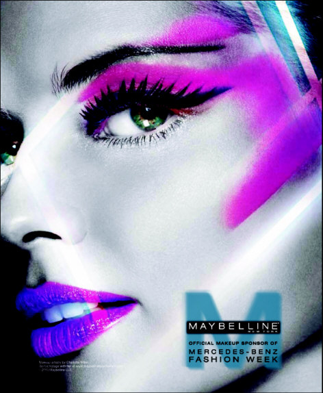 Maybelline  New York - official makeup sponsor of fashion week