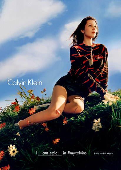 Bella Hadid   -   Calvin Klien