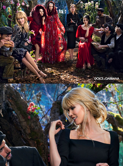 Claudia Schiffer for Dolce & Gabbana