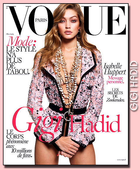 Gigi Hadid   -   Vogue Paris