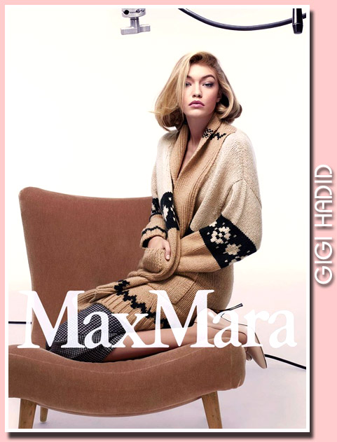 Gigi Hadid    -     Max Mara