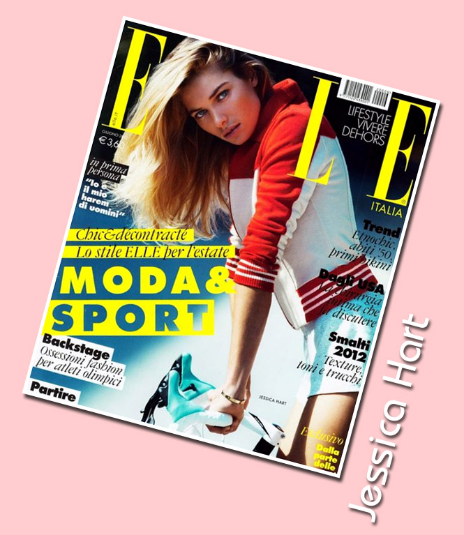 Jessica Hart for ELLE Italia