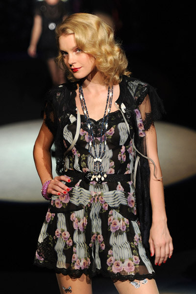 Supermodel Jessica Stam the official face of MercedesBenz Fashion