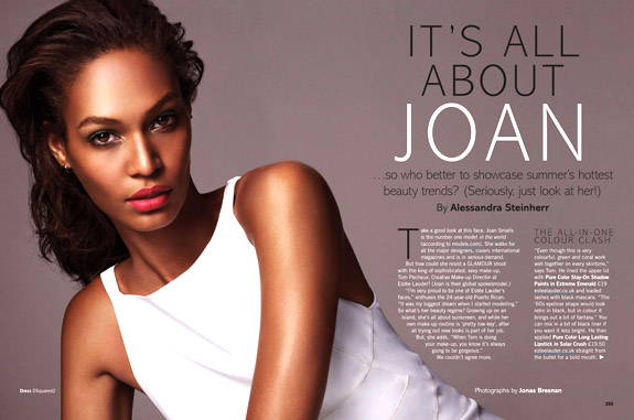 Joan Smalls for Glamour