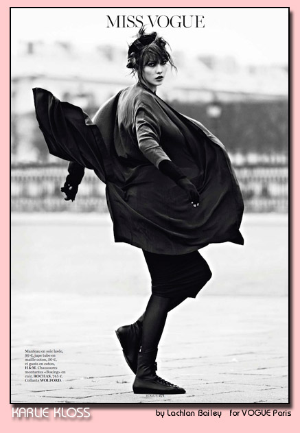 Karlie Kloss for Vogue Paris