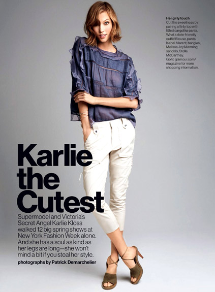 Karlie Kloss for Glamour