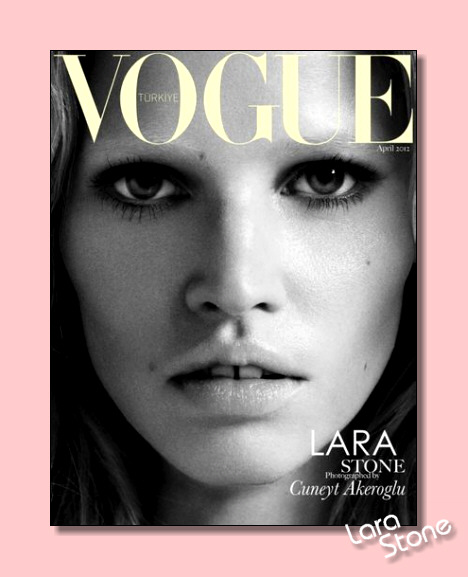 Lara Stone cover of Vogue  Turkey