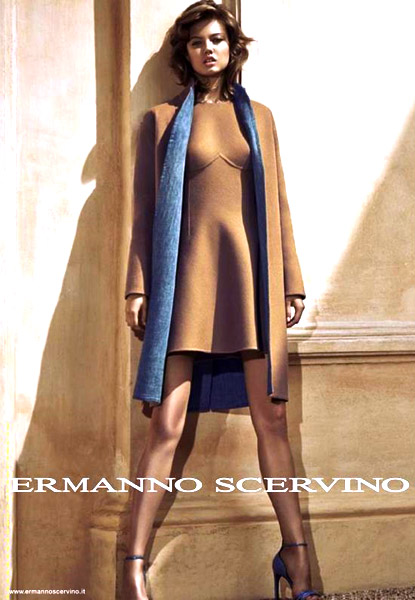 Lindsey Wixson for Ermanno Scervino