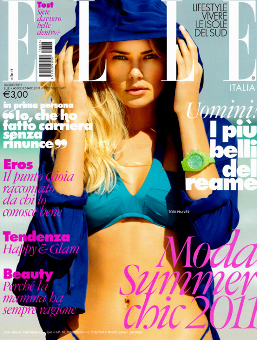 Tori Praver - ELLE magazine Italia