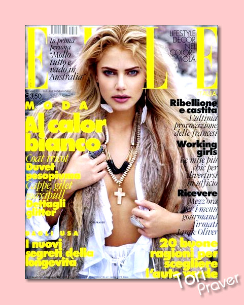 Tori Praver - ELLE magazine Italia